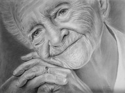 Bleistift und Tusche