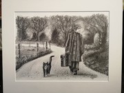 Graphitzeichnung