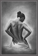 Acryl schwarz weis